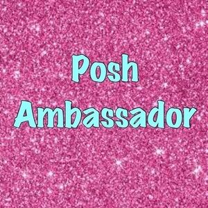 Pink Glitter Posh Ambassador Sign